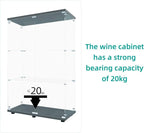 FLYMUHJIA Glass Display Corner Cabinets Storage - Image 6