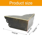 Bivethoi 8 Packs Bronze Box Corner Protectors, Edge Cover Safety Guard - Image 2
