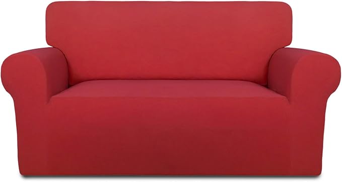 PureFit Stretch Loveseat Covers Fleece Couch Covers by PureFit