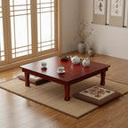 DAMEDAI Square 80X80cm Korean Floor Table Folding Legs Luxury Antique Home - Image 2