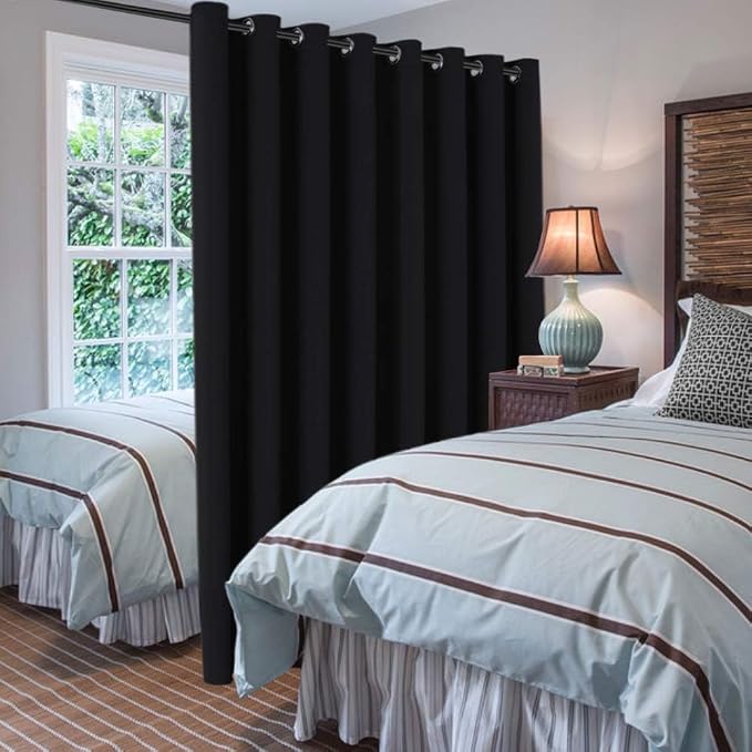H.VERSAILTEX Blackout Patio Curtains 100 x 102 Inches - Image 2