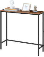 HOOBRO 2 Pack Narrow Console Table, 29.5" Small Entryway Table, Thin Long Sofa - Image 9