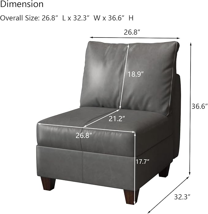 EASE MOOSE Middle Module Seat for Modular Sofa - Image 2