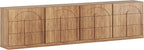 BELLEZE Set of 4 Bookcase with 3 Drawers, Modern Book Shelf with Wide Wooden - Image 6