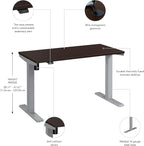 Bush Business Furniture 48-inch Electric Height Adjustable Standing Desk - Image 3