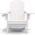 SERWALL Adirondack Chair with Cup Holders - Image 10