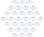 30 Pack Glass Table Suction Cups - 45mm Rubber Suckers by Qjaiune