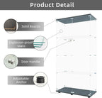 LFT HUIMEI2Y Glass Display Cabinet 4-Shelf - Image 4