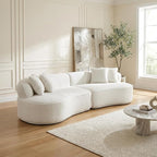 Compressed C-Shaped Sectional Sofa, 2-Box Easy Delivery, No Tools Assembly by szlizccc