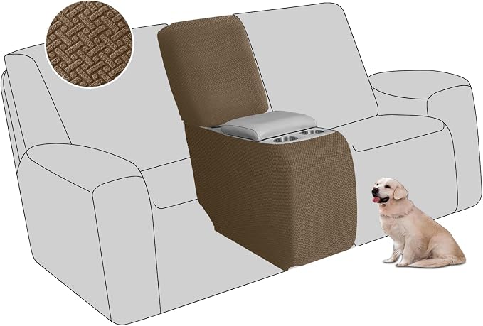 ALIECOM Recliner Sectional Couch Covers L Shape Stretch Corner Reclining by ALIECOM