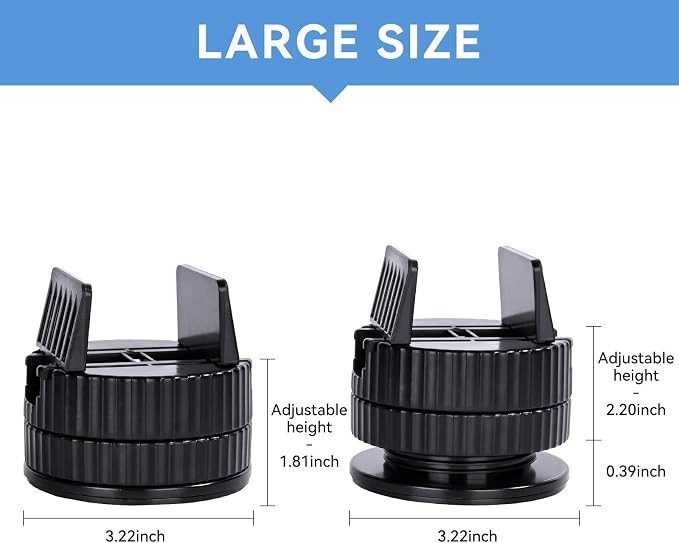 4 Pack Heavy Duty Bed Risers - Image 2
