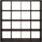 Furinno Cubicle Book Shelf, 16-Cube Bookshelf, Extra Thick Frame Reversible - Image 9