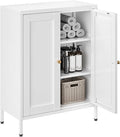 Bevivog Metal Bathroom Floor Storage Cabinet, Small Storage Sideboard by BevivogStylishCabinetsOrganizeYourSpace