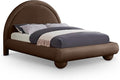 Meridian Furniture MadridBrown-Q Madrid Collection Art Deco Queen Bed by MeridianFurniture