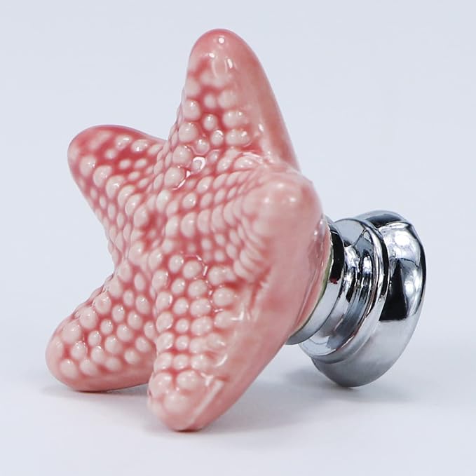 Starfish Drawer Knobs Coastal Kitchen Cabinet Knos Beach Themeb Knob Ceramic - Image 5