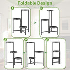iDavosic.ly Plant Stand Indoor Outdoor, 3 Tier Corner Metal Flower Display - Image 5