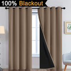 Yakamok Khaki Blackout Curtains 84 Inches Long - Image 3