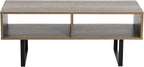 Household Essentials Jamestown TV Stand Coffee Table - Image 4