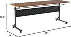 Lorell Shift 2.0 Flip & Nesting Mobile Table - Image 8