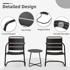 MELLCOM 3 Piece Patio Set, Small Patio Furniture Set - Image 3