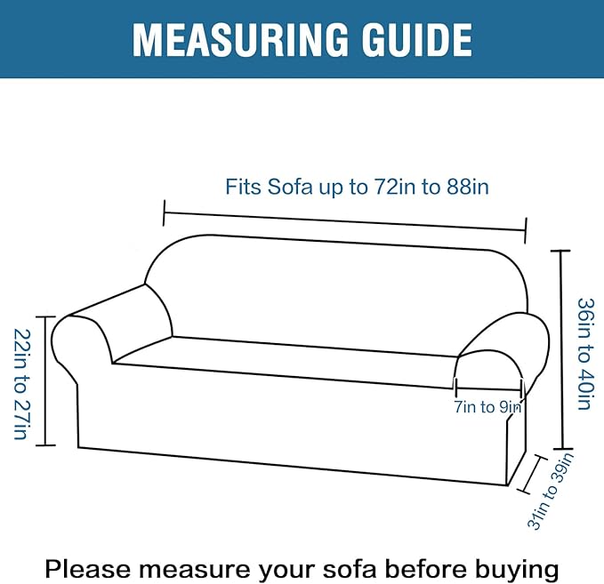 H.VERSAILTEX Stretch Sofa Covers - Image 2