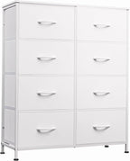 WLIVE Fabric Dresser for Bedroom, Tall Dresser by WLIVE