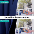 NICETOWN 100% Blackout Lined Curtains, Royal Blue, 1 Pair, 2 Thick Layers - Image 4