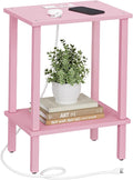 TUTOTAK End Table with Charging Station, Small Side Table with Outlets by ChoosetutotakFurnitureBuildYourCozyHome