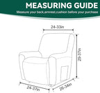 Cupuamon Recliner Chair Covers, Lazy Boy Recliner Covers Stretch Reclining - Image 2