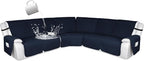 HDCAXKJ 100% Waterproof Reclining Sectional Couch Covers L Shape Recliner Sofa by HDCAXKJ