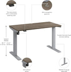 Bush Business Furniture 48-inch Electric Height Adjustable Standing Desk - Image 3