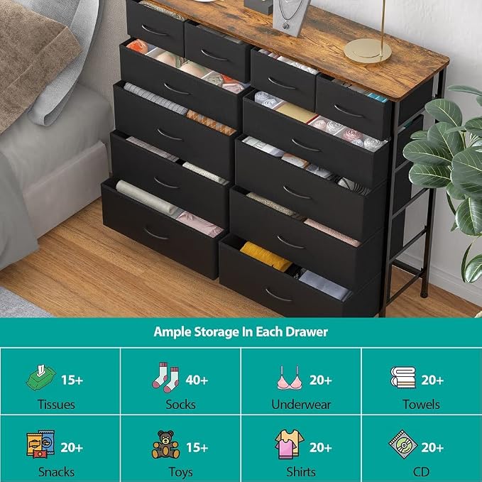 VASICAR Large Dresser for Bedroom - Image 7