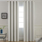 Yakamok Room Darkening Curtains 52x90 inch Length Light Beige-Living Room | 2 by Yakamok