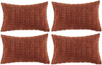 Fancy Homi 4 Packs Decorative Throw Pillow Covers by Fancy+Homi