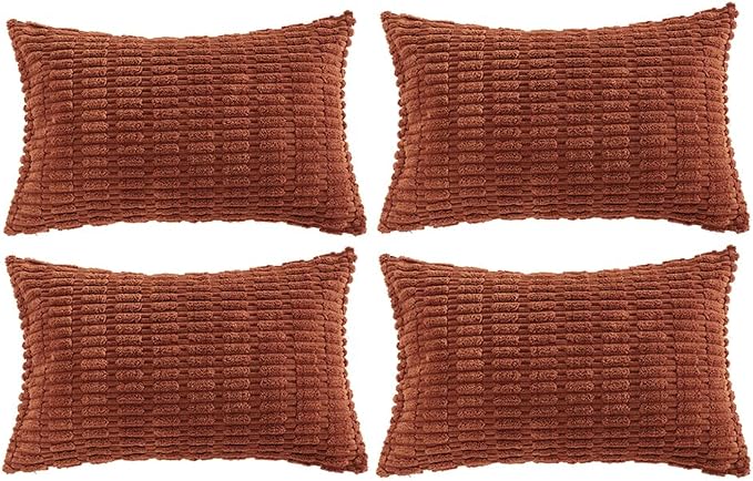 Fancy Homi 4 Packs Decorative Throw Pillow Covers by Fancy+Homi