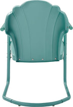 Crosley Furniture Tulip 2-Piece Outdoor Chair Set, Retro Metal Patio Chairs - Image 6