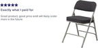 Flash Furniture HERCULES Series Premium Curved Triple Braced & Double Hinged - Image 6