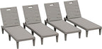 Greesum Outdoor Chaise Lounge Chairs Set of 4 by BuynowfromGreesum