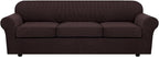 H.VERSAILTEX 4 Piece Stretch Sofa Covers by HVERSAILTEX