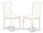 East West Furniture CLC-LWH-C Clarksville Kitchen Dining Chairs by EastWestFurniture