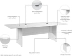 Bush Business Furniture 96-inch Office Conference Table - Image 7