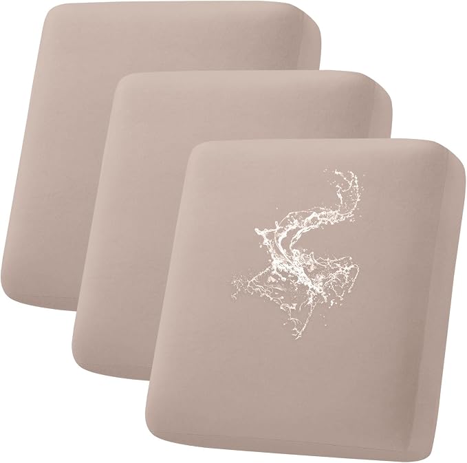 Waterproof Couch Cushion Covers, Stretch Sofa Seat Slipcovers | Stretch Fabric by hyha
