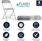 Flash Furniture Hercules Series Plastic Folding Chair - Image 3