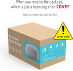 YudouTech（No Filler Bean Bag Chair Cover Without Filler, Big Round Soft Fluffy - Image 6