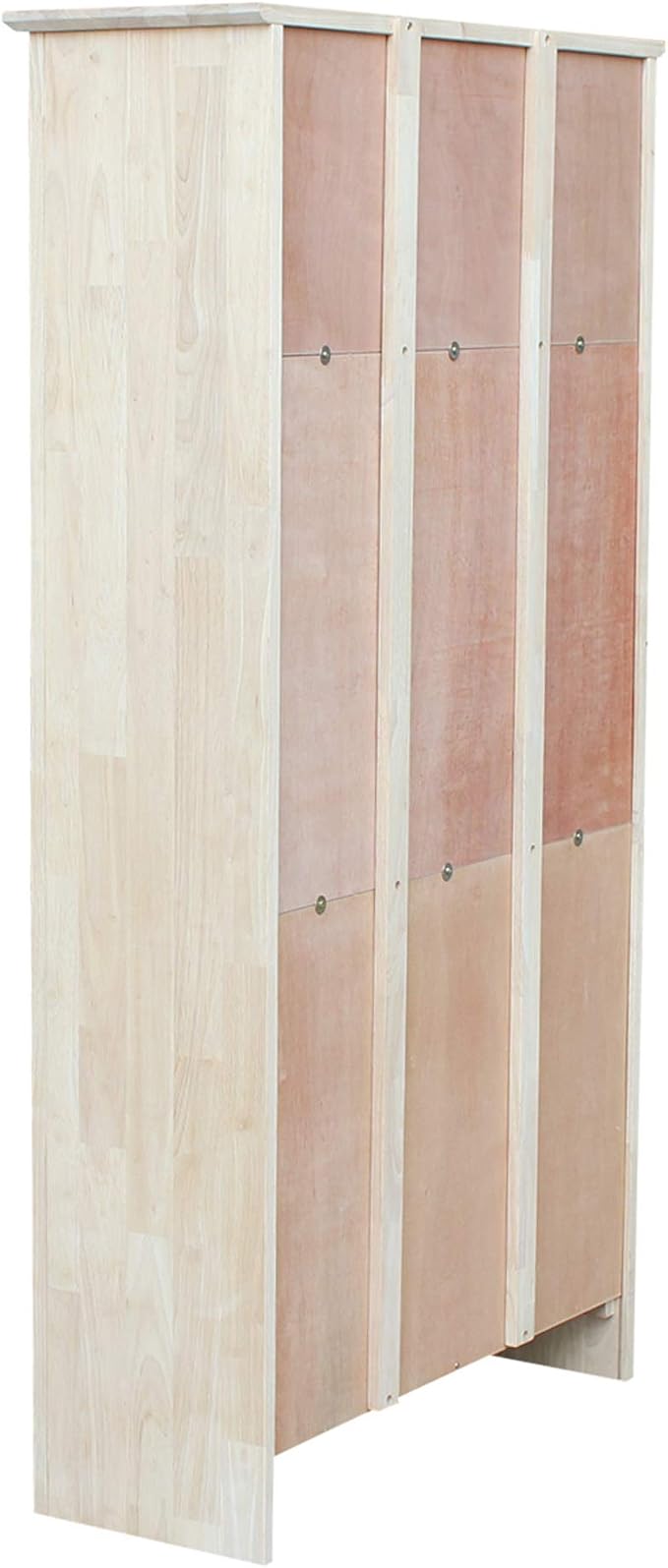Solid Wood Bookcase 60" High Unfinished Parawood Shelves, Adjustable Storage - Image 6