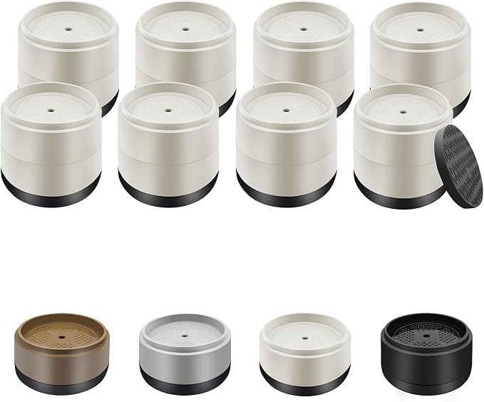 Furniture Risers Bed Risers Heavy Duty 1 inch, 2 inch, 3 inch, 4 inch Round by EnjoyLifeEnjoyHappiness