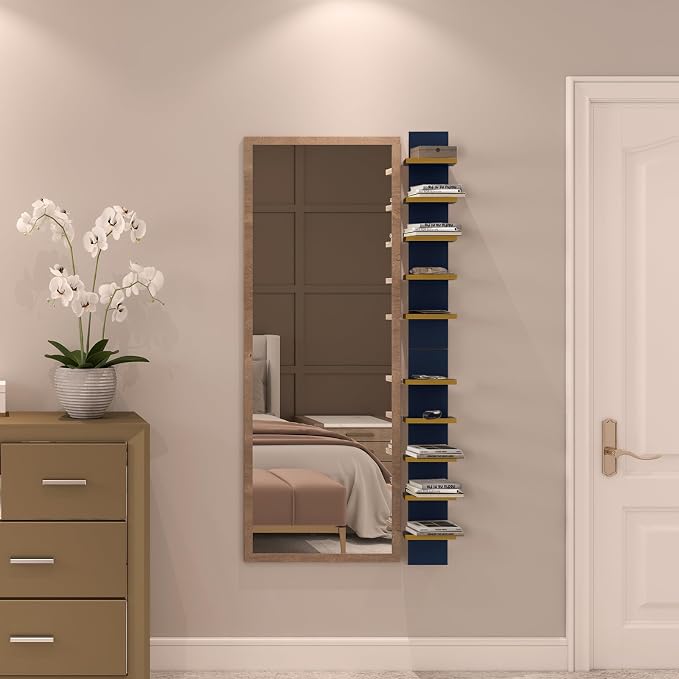 Homaterial 5 Tier Wall Shelf Unit, Decorative Wall Mount Vertical Shelving - Image 5
