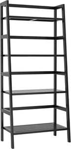 Homykic Bamboo Bookshelf 4-Tier Ladder Shelf, 49.2” Freestanding Open Bookcase - Image 8