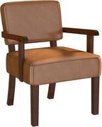FAGAGA Accent Chair, PU Leather Living Room Chairs Oversized by FAGAGA