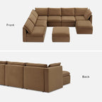 mopio Oversized Modular Sectional Sofa - Image 9